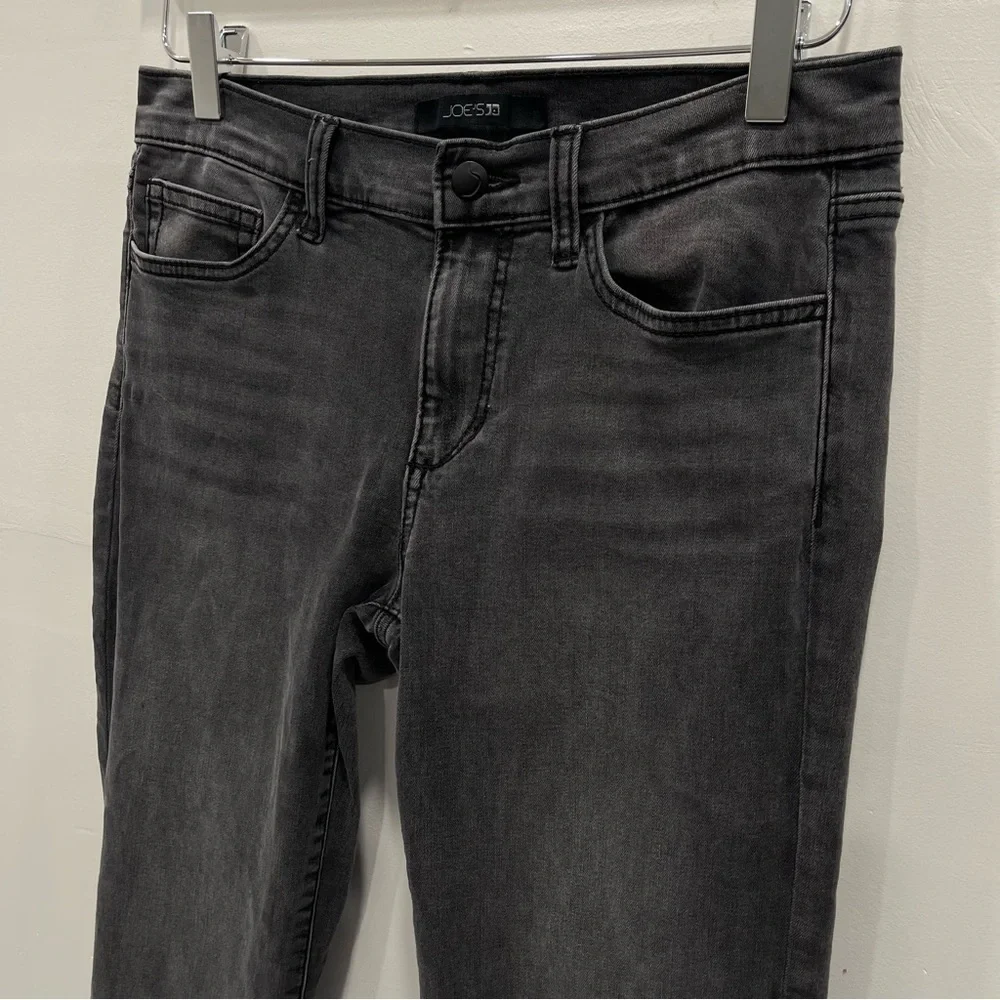 Joe’s Straight Crop Denim Jeans Women’s 26 Cotton Blend Washed Black